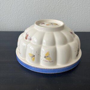 Vintage Wedgwood Sarah's Garden Jelly Mold // Butterfly and Insect Design